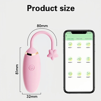 Mini Love for Egg Rose Vibrator Jouets sexuels pour adultes IPX7 Vibrateur en silicone imperméable à l'eau portable pour femmes