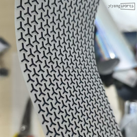 Vêtements de cyclisme, vêtements de yoga, vêtements de sport antidérapants, étiquettes en silicone avec impression par transfert thermique antidérapantes