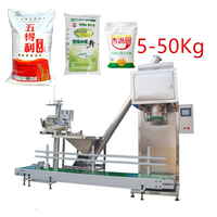 Machine d'emballage et de remplissage de sacs pour aliments pour animaux, engrais, sable et granulés de 5 kg, 20 kg, 25 kg, 50 kg pour fabricants