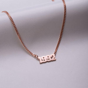 Femmes Hommes Date Bijoux Personnalisé Année de <span class=keywords><strong>Naissance</strong></span> 1988 Collier - Product Image 3