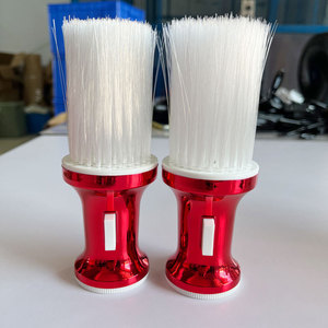 Brocha para Polvo, Brocha para Cabello, Herramienta de Peluquería para Peinar y Cortar Cabello Fino, Cerdas de Nailon, Mango de Plástico Blanco, Paquete Individual - Product Image 4