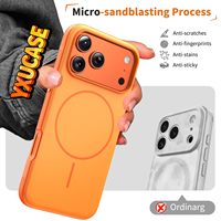 Coque magnétique pour iPhone 17 Pro Max – Étui antichoc mat compatible 16 15 14 13 12 Pro Max