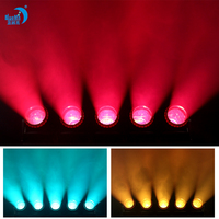 Barra de haz móvil de matriz LED de 120W, anillo de Halo estroboscópico DMX512, modo de Control, efecto de Evento de escenario de club nocturno, 5 uds.