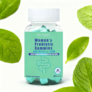 Gommes probiotiques de haute qualité pour femmes, pour la santé vaginale et urinaire et le soutien digestif, sans sucre, véganes, à croquer, marque privée - Product Image 2
