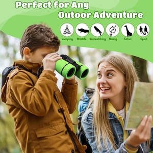 Jumelles réglables pour enfants, portables, en caoutchouc antidérapant, pour l'apprentissage éducatif en plein air et les cadeaux d'anniversaire - Product Image 4