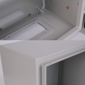 Boîtier électrique industriel extérieur gris en fer/tôle galvanisée, étanche à la poussière et à l'eau IP66, boîte de distribution OEM - Product Image 5