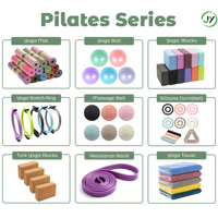 Set Ring Pilates Fiberglass Berkualitas Tinggi, Tahan Lama, Baru dari JY Wholesale, Dilengkapi Tas Serut Penyimpanan