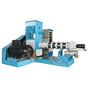 Twin Screw Extruder Sea Cucumber Pellet Extruder 500 Kg/h Large Output Animal Feed Catfish Food Production Line