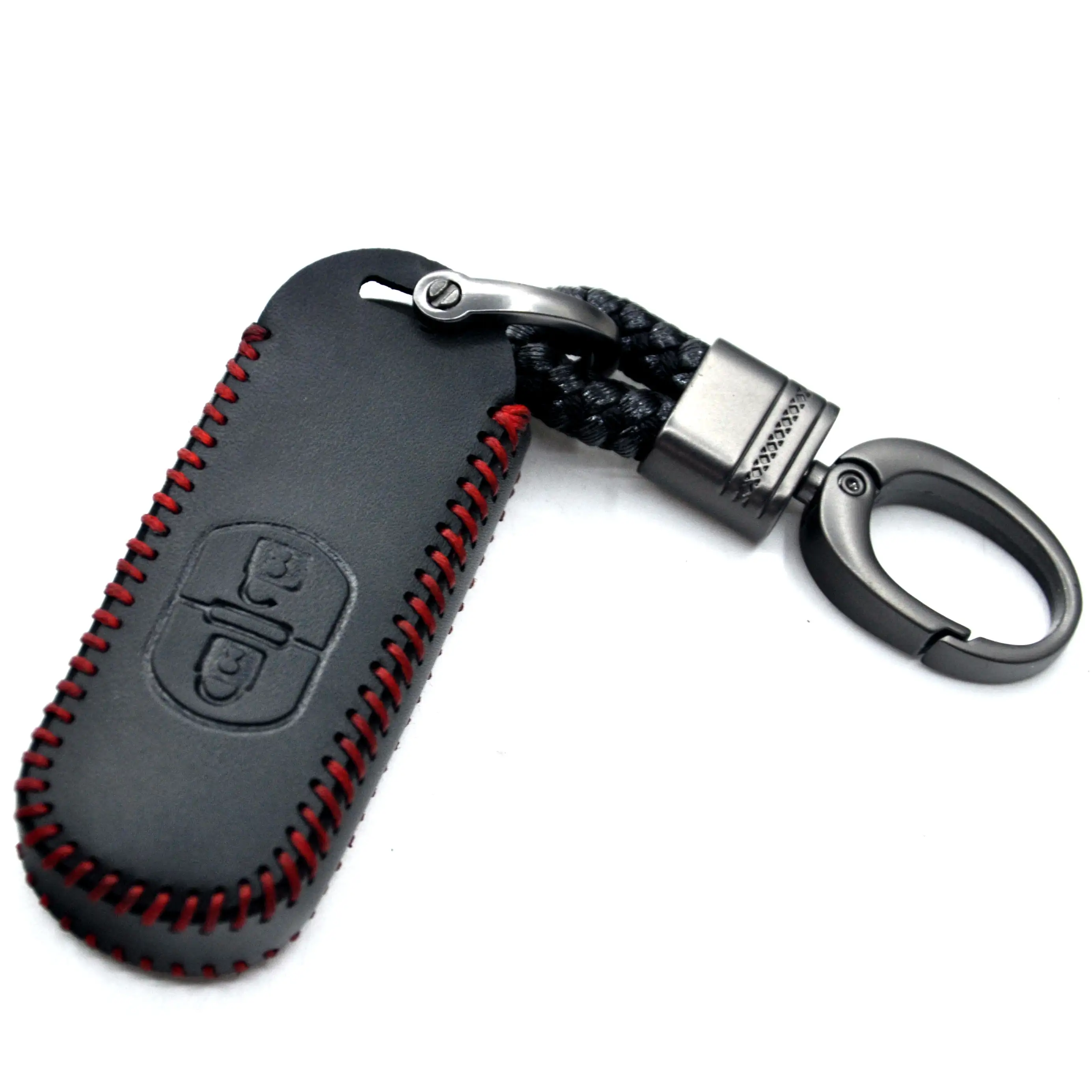 Genuine leather car key cover remote skin case for For Mazda 2 3 6 Axela Atenza CX-5 CX5 CX-7 CX-9