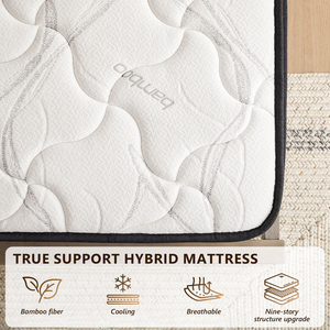 Duy nhất đôi đầy đủ Nữ Hoàng Vua Kích thước nệm mù<span class=keywords><strong>a</strong></span> xuân Bộ nhớ bọt nệm nhà khách sạn túi mù<span class=keywords><strong>a</strong></span> xuân Nệm cuộn trong một hộp - Product Image 2