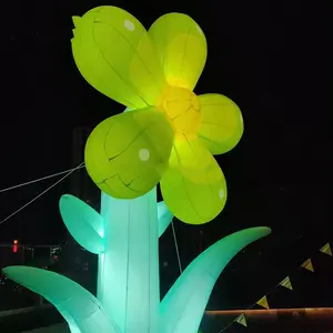 새로운 디자인 멋진 품질의 꽃 장식, 이벤트 장식용 풍선 led 조명 꽃 풍선