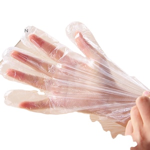100PCS <strong>Disposable</strong> <strong>Gloves</strong> Food Kitchen <strong>Plastic</strong> <strong>Gloves</strong> <strong>Disposable</strong> Transparent Cooking <strong>Gloves</strong> PE for Restaurant and Home - Product Image 1