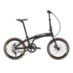 LEAPER 20 inch Tire 7 Speed Aluminum Magnesium Alloy Light Weight Adult Fold Foldable Men Women Foldable City Urban Folding Bike