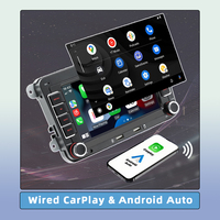 Lecteur multimédia de voiture Android Flysonic FYDZ 2+32 Go, écran 7 pouces, GPS, WiFi, USB, CarPlay, Android Auto, en stock, prêt à être expédié