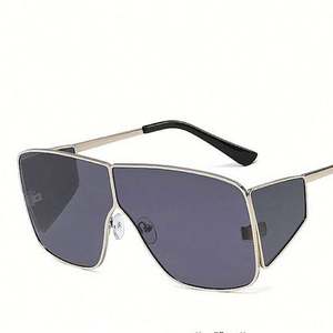 Lunettes de soleil carrées de luxe 2019 pour homme et femme, coupe-vent, style SteamPunk, en métal, pour la conduite - Product Image 5