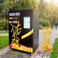 Distributeur automatique de frites à écran tactile de 6,5 kW, 60 portions, hauteur 1790 mm, pour magasin de proximité et station-service