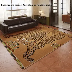 Alfombra de Lujo para Sala de Estar, Alfombra de Gran Tamaño para Sofá, Alfombra Antideslizante de Cristal para Dormitorio y Junto a la Cama - Product Image 3