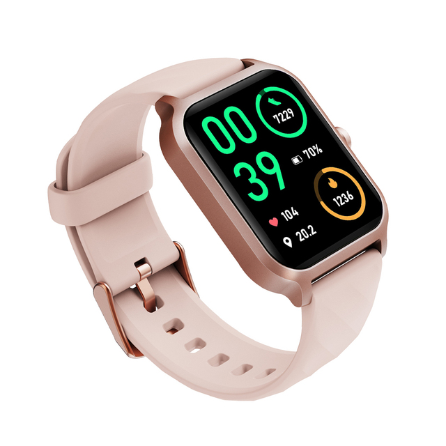 Miccell Smart Watch Support Heart Rate Blood Oxygen Monitoring Sleep Analysis IP68 Waterproof Watch for Swimming Outdoor Sport