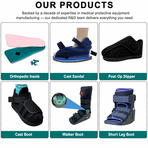 Zapato Ortopédico Postoperatorio Todo en Uno con <span class=keywords><strong>Cuña</strong></span> de Amortiguación Reemplazable para Uso en Pacientes Postoperatorios con Todo Tipo de Problemas de <span class=keywords><strong>Pie</strong></span> - Product Image 5