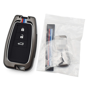 Nouveaux matériaux, étui pour clé de voiture, étui en métal pour clé de voiture à distance, housse de clé de voiture, zinc pour accessoires de clé de voiture - Product Image 1