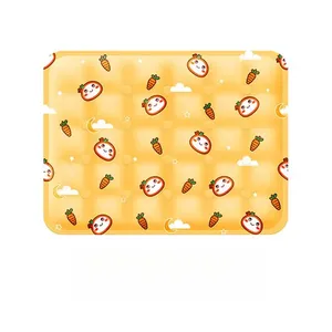 Alfombra refrescante <span class=keywords><strong>de</strong></span> lino para mascotas, colchoneta <span class=keywords><strong>de</strong></span> hielo transpirable para dormir, disipación <span class=keywords><strong>de</strong></span> calor para gatos y perros pequeños y medianos - Product Image 5