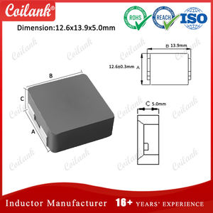 Coilank güç indüktör 1350 SMD manyetik bileşenler 12.6x13.9x5.0mm yüksek akım 10uH anahtarları için sunucular BPS - Product Image 2
