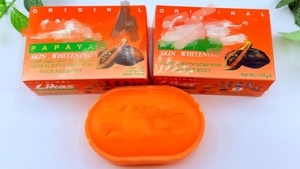 Fournisseur en gros de <span class=keywords><strong>savon</strong></span> naturel <span class=keywords><strong>Savon</strong></span> éclaircissant à la papaye <span class=keywords><strong>Likas</strong></span> pour Dubaï <span class=keywords><strong>Savon</strong></span> à la papaye - Product Image 3