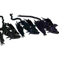 Ailes de dragon imprimées en 3D, jouets anti-stress, modèle de dragon ailé articulé en cristal, décoration fantastique science-fiction pour la maison/le bureau
