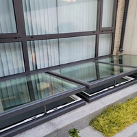 Fenêtre de toit coulissante électrique pour véranda, fenêtre de toit télécommandée, fenêtre d'escalier