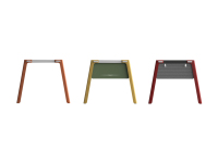 Pieds de table de bureau modernes en métal avec panneau métallique, cadres de table de bureau en métal, pieds de table en métal, cadre de table de bureau