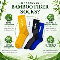 Chaussettes de sport personnalisées pour hommes, respirantes, écologiques, à séchage rapide, pour la course à pied, design automne