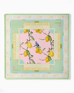 Tapis de Mahjong Luxe Tropical Turquoise, Motif Floral Singes de la Jungle et Tigres Blancs, 31,5 x 31,5 Pouces, Antidérapant, Écologique, Portable - Product Image 3