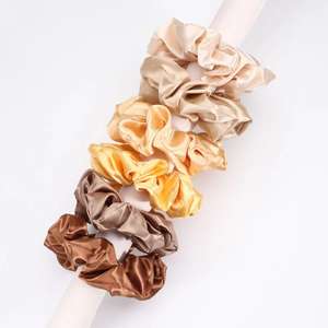 थोक आकार में साटिन बाल महिलाओं के लिए लोगो के साथ निजी लेबल जंबो स्क्रू - Product Image 6