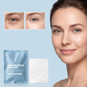 แผ่นปิดตาไมโครนีเดิลคอลลาเจนกรดไฮยาลูโรนิกสำหรับรอยหมองคล้ำริ้วรอยบวม - Product Image 4