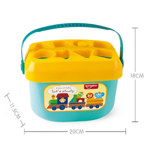 Trieur de Formes Jouet bébé Boite con 10 bloques para Apprendre Trier et empiler Couleurs Vives 6 Mois et Plus - Product Image 2