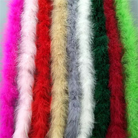 Écharpe grise dinde marabout plume Boa pour femmes maison fête Halloween décor bricolage artisanat vêtements Costume danse robe Accecssoy