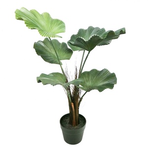 ポット付き80cmの高い人工的な丸いヤシの木 - Product Image 2