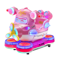 Parc d'attractions pour enfants en intérieur/extérieur, machine à hélicoptère à pièces, voiture à bascule, jeux d'arcade pour enfants, manège pour enfants