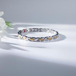 सुमोना मोइससानाइट अच्छे गहने सेट चुंबकीय ब्रेसलेट और फैशन कोण सुरुचिपूर्ण चूड़ियां और कंगन - Product Image 6