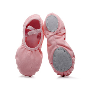 Zapatillas de Ballet de Alta Calidad con Suela de Malla y Lona para Niñas - Product Image 4