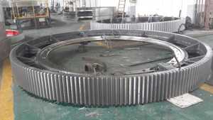 Usine en gros CNC Machine four circonférence engrenage coulée acier anneau rotatif engrenage - Product Image 2