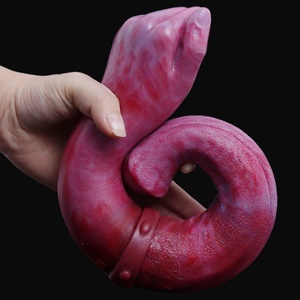 Hot Sale Double Head <b>Dildo</b> Fist Sex Toy LGBT Double Penetration Silicone Sex Toy Monster <b>Dildo</b> for Women - Product Image 5