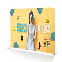 Usine vente droite publicité Tension bannière taille personnalisée Portable toile de fond support Durable cadre en aluminium thème affichage murs