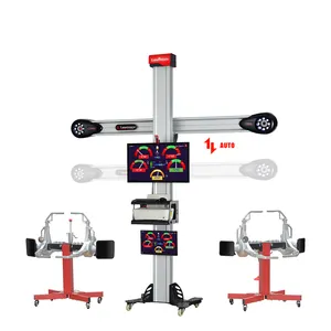 Touchless Wheel Clamp T9 3d Wheel Alignment Machine Wheel Balancing Machine For Garage With Auto Lifting System