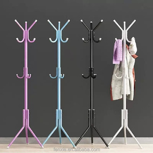 <span class=keywords><strong>Porte</strong></span>-vêtements multifonctionnel et minimaliste intégré du sol au plafond avec étagère <span class=keywords><strong>de</strong></span> rangement pour <span class=keywords><strong>porte</strong></span> et crochets - Product Image 5