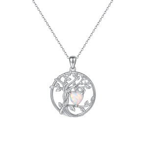 Collier MoyuJewelry <span class=keywords><strong>Opla</strong></span> coloré en argent sterling 925 pour femme, pendentif pierre de naissance, anniversaire - Product Image 1