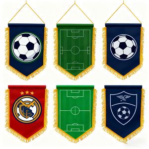Bandera de <span class=keywords><strong>Intercambio</strong></span> de Fútbol, Fabricante de Banderas Personalizadas para Clubes Deportivos, Eventos Educativos, Bandera Colgante con Logotipo de Fanáticos del Fútbol 2026 - Product Image 2