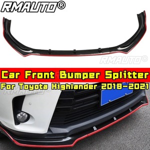 Kit carrosserie pour Highlander 2018-2021, séparateur de pare-chocs avant, spoiler de pare-chocs avant pour Toyota Highlander 2018-2021, accessoires de voiture - Product Image 4