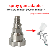 Adaptador de Vaso para Pistola de Pintura, Rosca de 10mm*1.0mm, Conector para Vaso de Pintura Compatible con SATA Minijet 3000 B Minijet 4, Vaso de Pintura Desechable