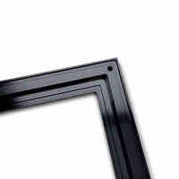 Cadre avant en aluminium CNC personnalisé |   Finition brossée anodisée noire |   Usinage de précision |   Électroérosion à fil |   Non-standard, serré